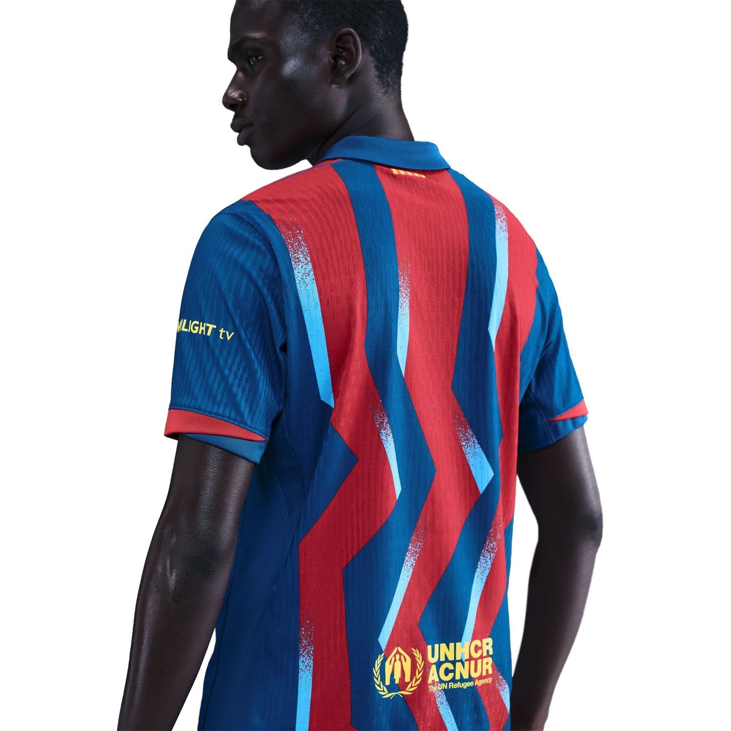 FC BARCELONA 25/26 AUTHENTIC FOURTH JERSEY (GYM BLUE/RED)