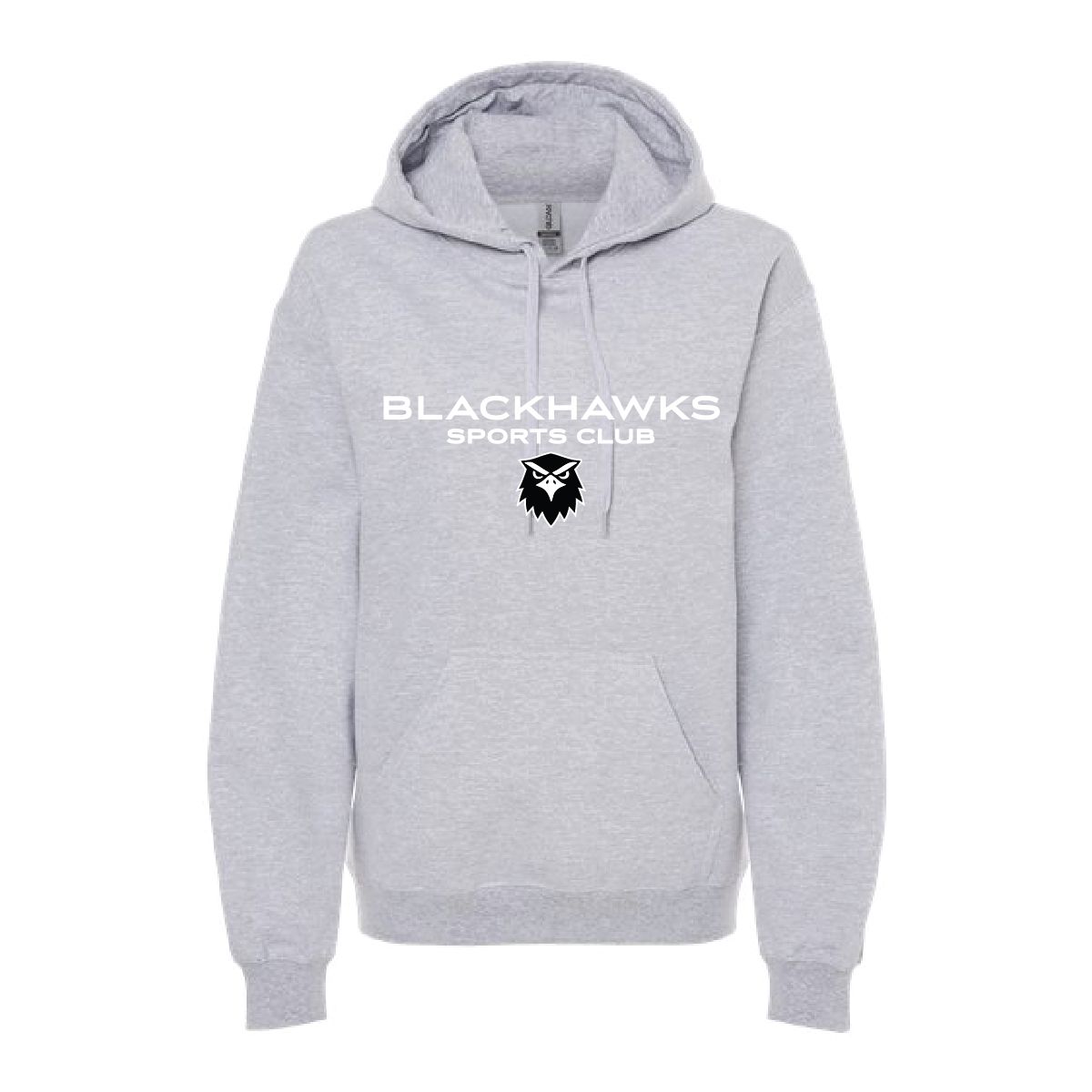 BLACKHAWKS LOGO HOODIE (GRAY)