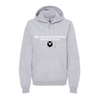 BLACKHAWKS LOGO HOODIE (GRAY)