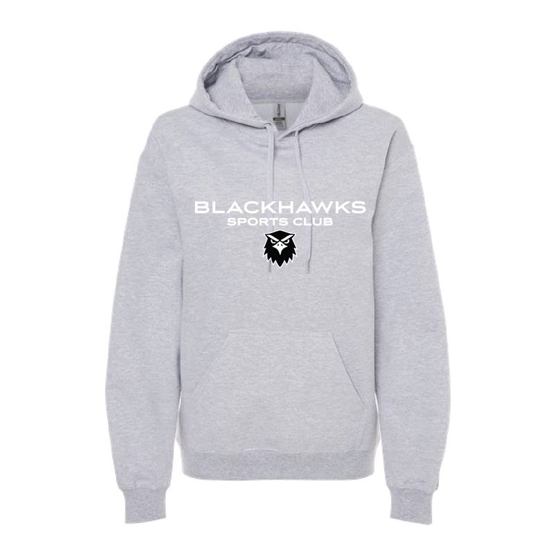 BLACKHAWKS LOGO HOODIE (GRAY)