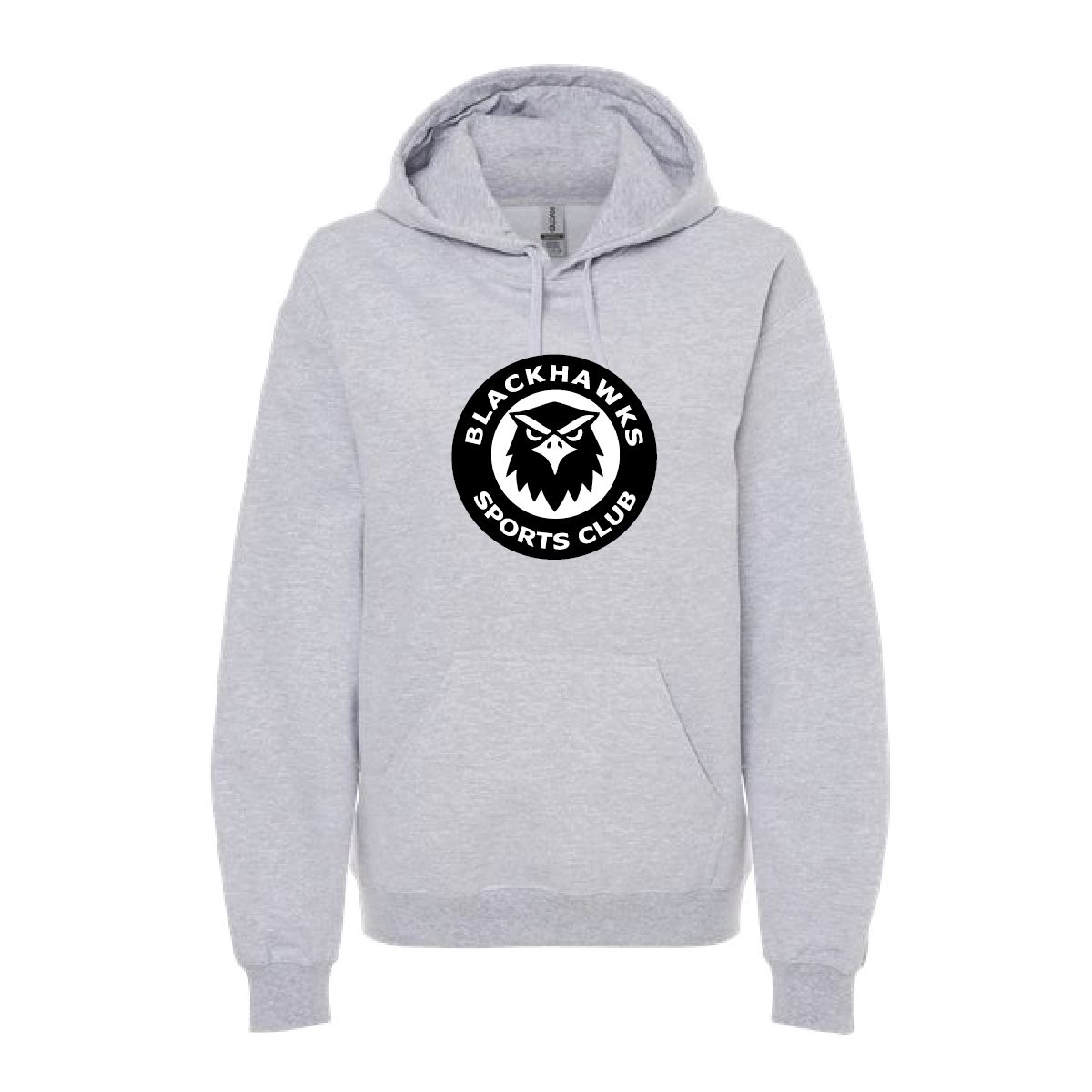 BLACKHAWKS LOGO HOODIE (GRAY)