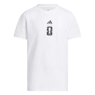 WORLD CUP 2026 MATCH BALL GRAPHIC TEE YOUTH (WHITE)