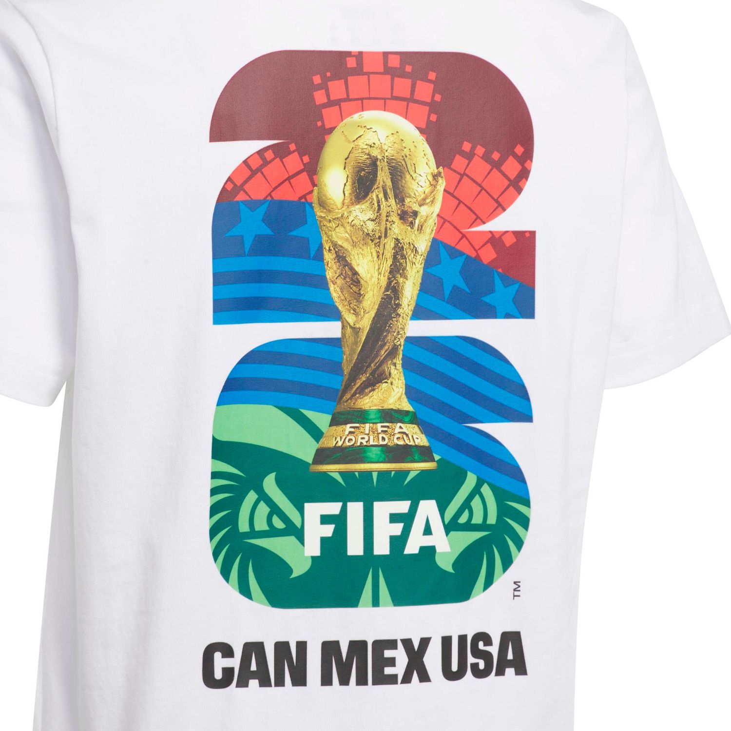 WORLD CUP 2026 MATCH BALL GRAPHIC TEE YOUTH (WHITE)
