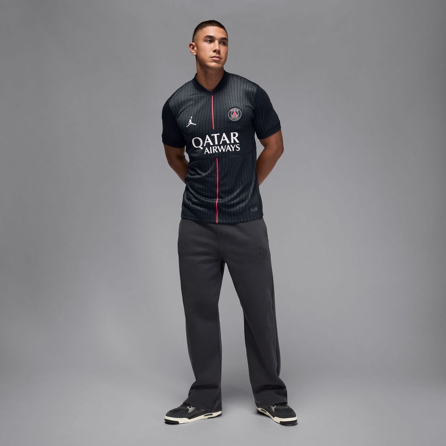 PSG 25/26 FOURTH JERSEY (BLACK/RED)