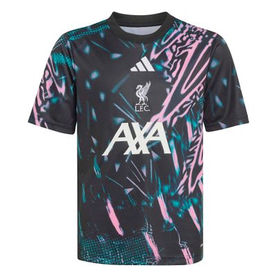 LIVERPOOL 25/26 PREMATCH JERSEY YOUTH (BLACK/PINK/GREEN)