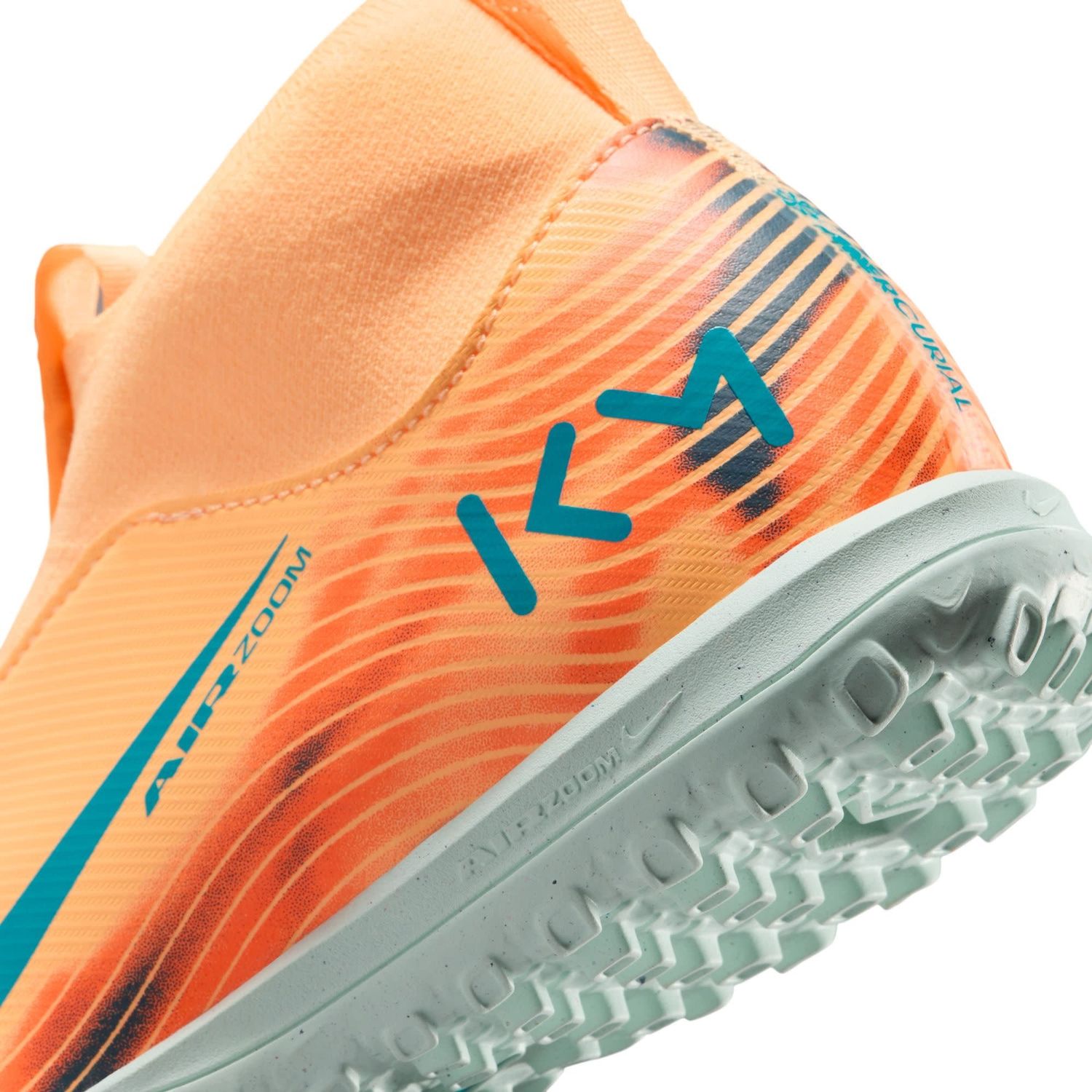ZOOM MERCURIAL SUPERFLY 10 ACADEMY KM TF JR (ORANGE/BLUE)