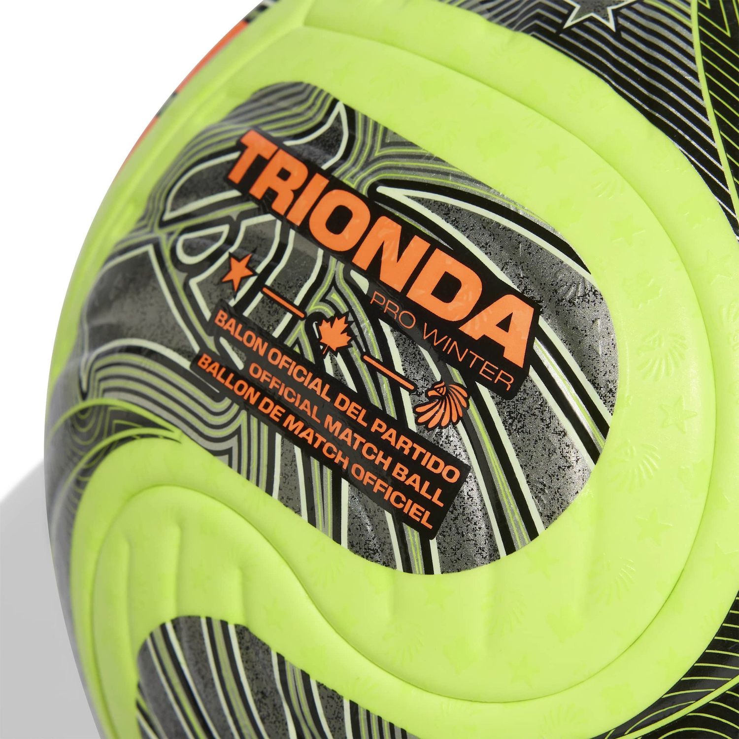 WORLD CUP 2026 TRIONDA PRO OFFICIAL WINTER MATCH BALL (YELLOW/GRAY)