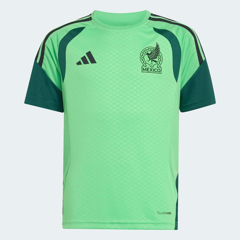 MEXICO 2026 TIRO TRAINING YOUTH JERSEY (LIME/BLACK)