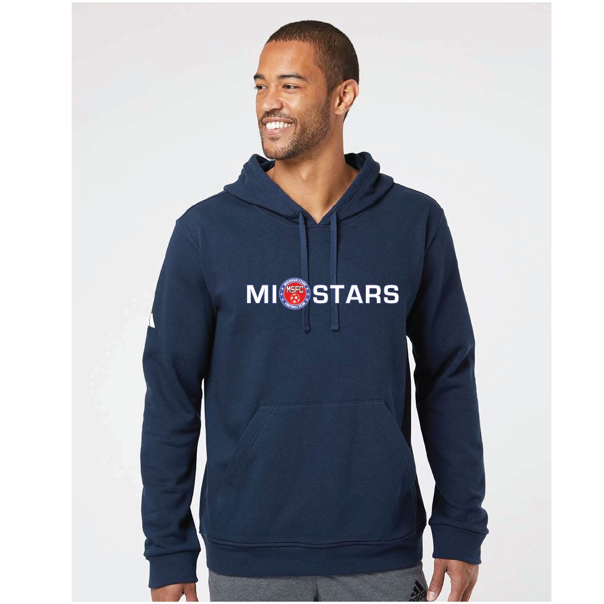 MI STARS ADI FLEECE HOODIE (NAVY)