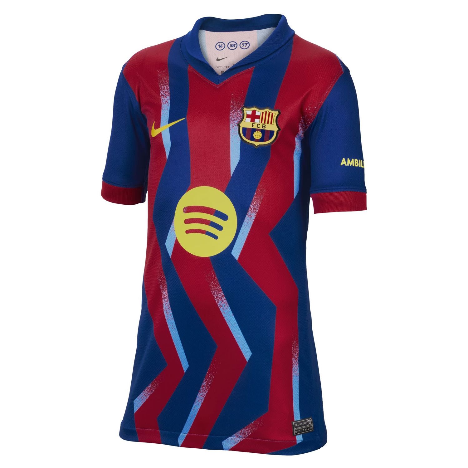 FC BARCELONA 25/26 FOURTH JERSEY YOUTH (GYM BLUE/RED)