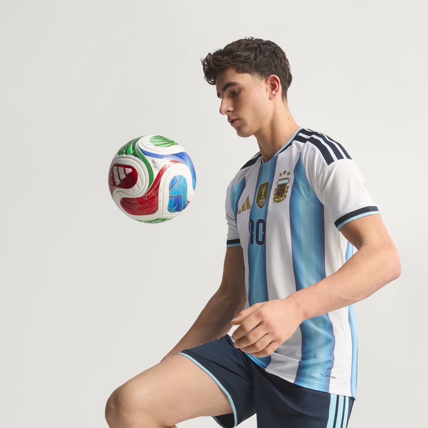 ARGENTINA MESSI 2026 AUTHENTIC HOME JERSEY (WHITE/BLUE)