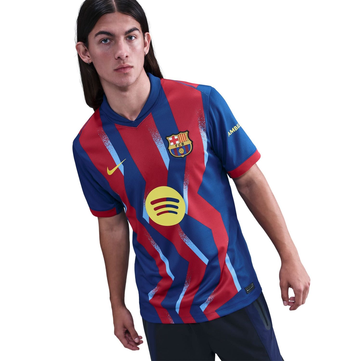 FC BARCELONA 25/26 FOURTH JERSEY (GYM BLUE/RED)