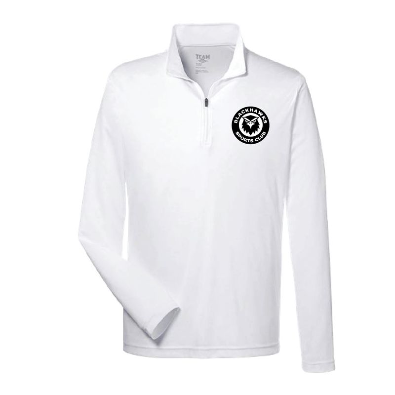 BLACKHAWKS PERFORMANCE 1/4 ZIP (WHITE)