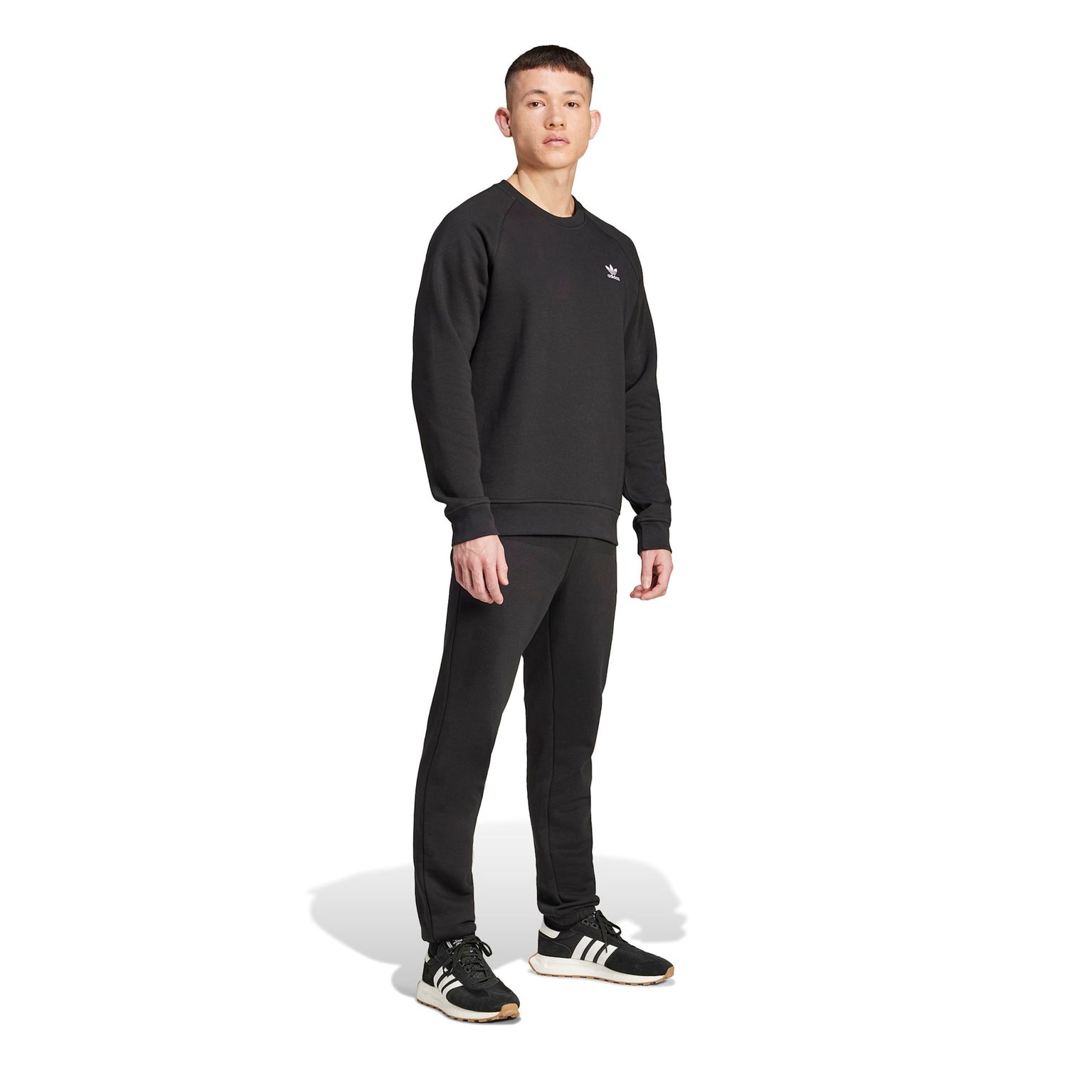 TREFOIL ESSENTIALS SWEATPANTS (BLACK)
