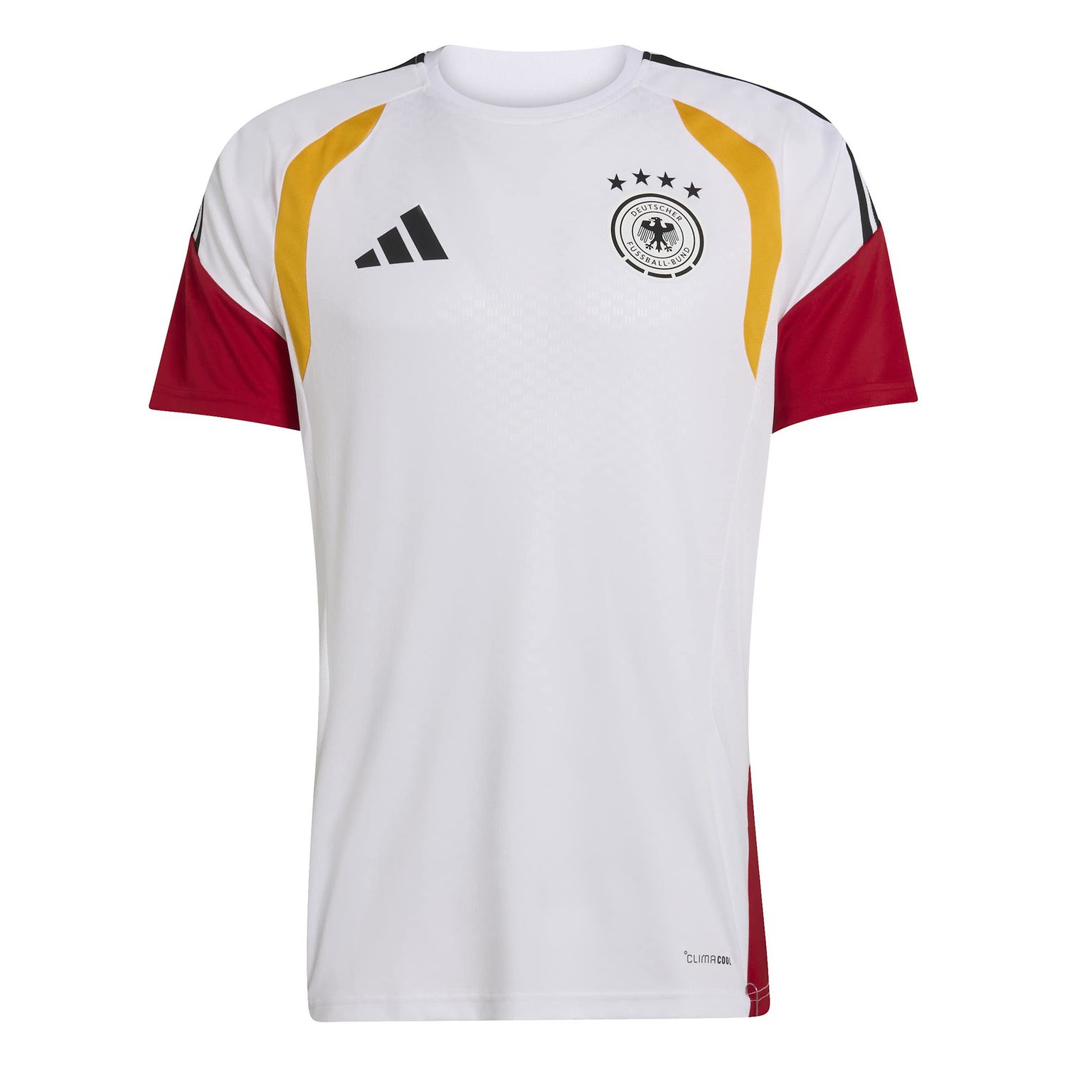 GERMANY 2026 TIRO TRAINING JERSEY (WHITE/YELLOW/RED)