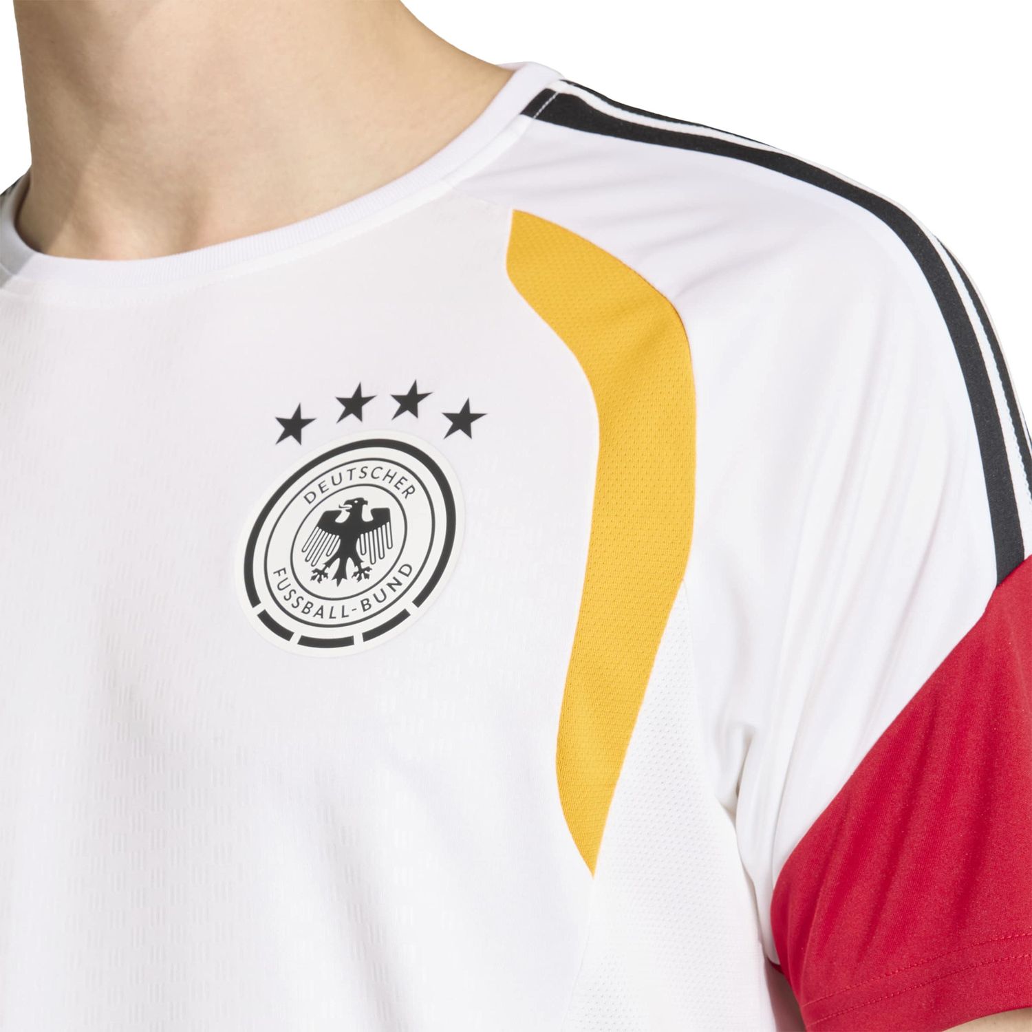 GERMANY 2026 TIRO TRAINING JERSEY (WHITE/YELLOW/RED)