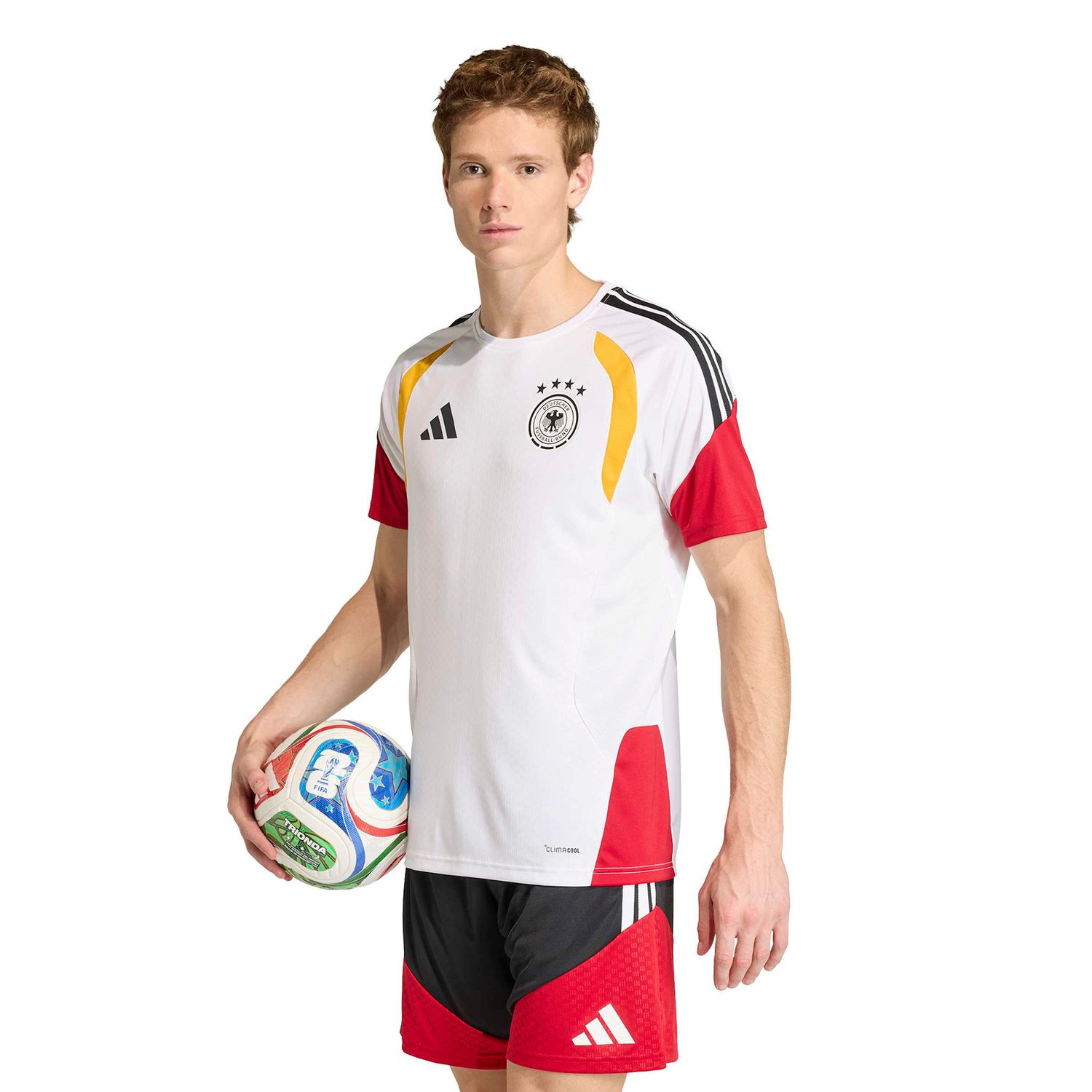 GERMANY 2026 TIRO TRAINING JERSEY (WHITE/YELLOW/RED)