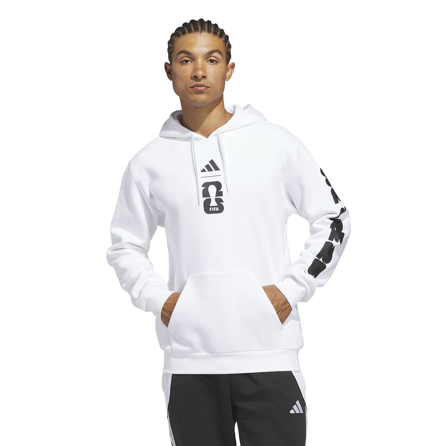 WORLD CUP 2026 MATCH BALL GRAPHIC HOODIE (WHITE)