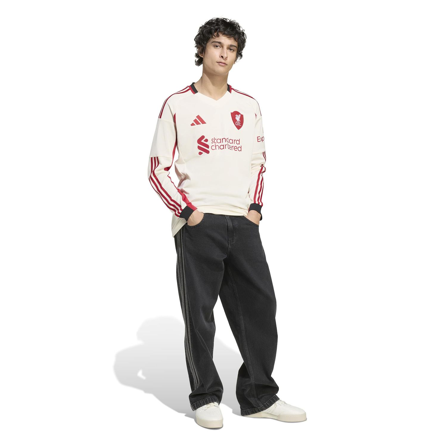 LIVERPOOL 25/26 LS AWAY JERSEY (WHITE/RED)