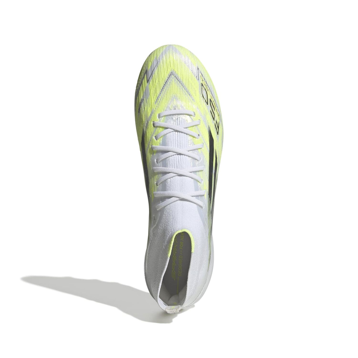 F50 SPARKFUSION ELITE FG/AG (WHITE/YELLOW)
