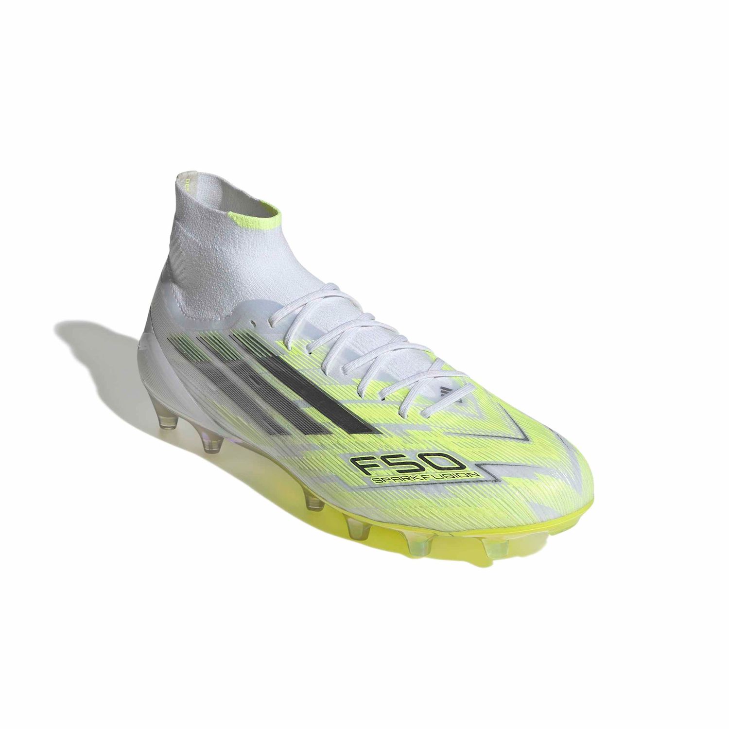F50 SPARKFUSION ELITE FG/AG (WHITE/YELLOW)