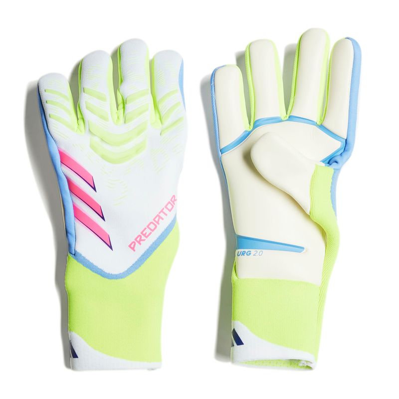 PREDATOR PRO GK GLOVES (WHITE/LIME/PINK)