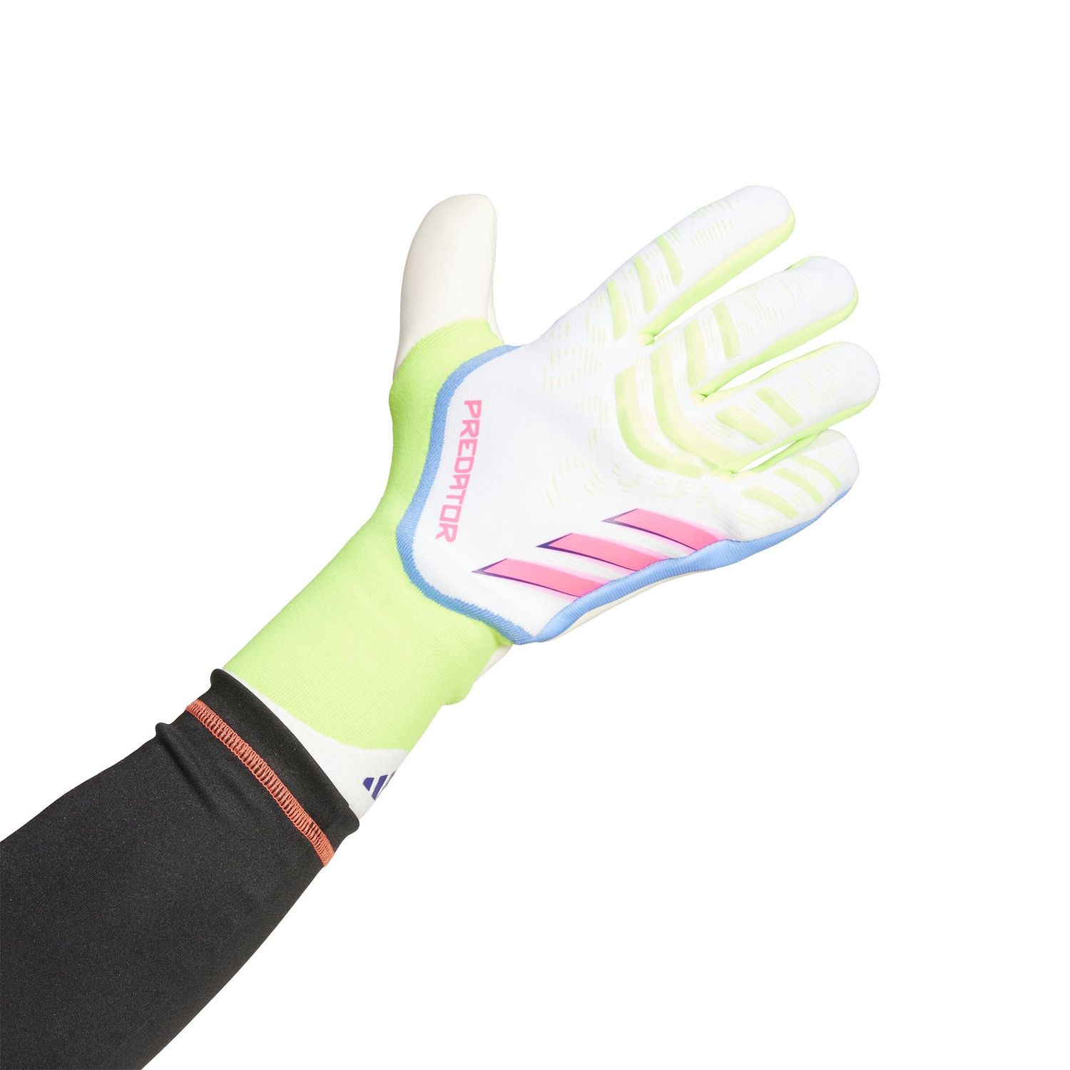 PREDATOR PRO GK GLOVES (WHITE/LIME/PINK)