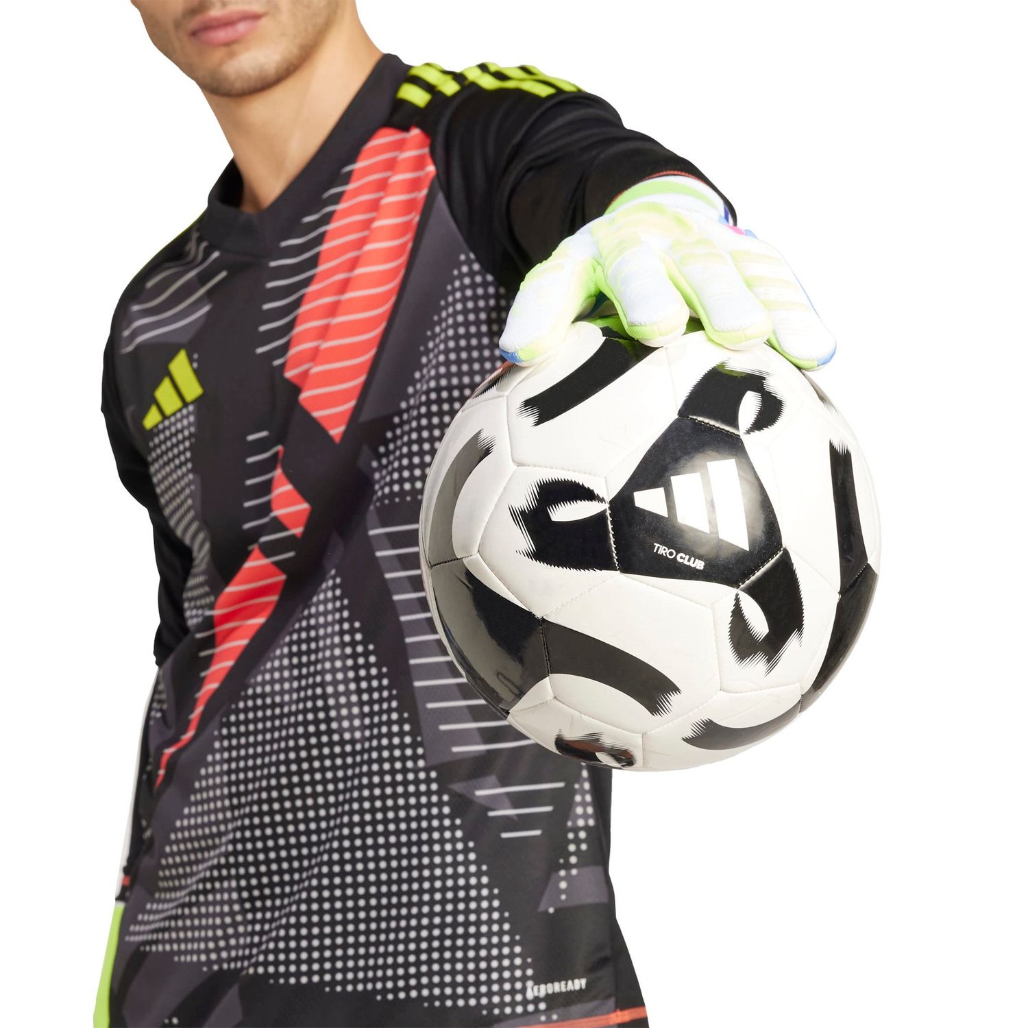 PREDATOR PRO GK GLOVES (WHITE/LIME/PINK)