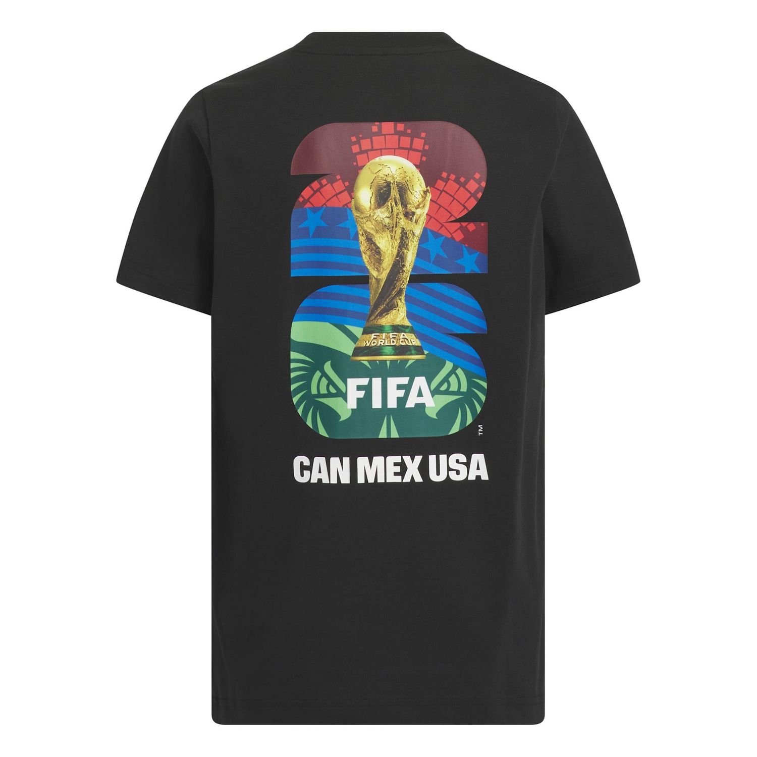 WORLD CUP 2026 MATCH BALL GRAPHIC TEE YOUTH (BLACK)