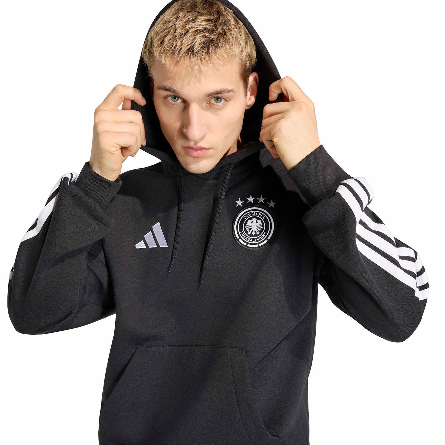 GERMANY 2026 DNA FLEECE HOODIE (BLACK)