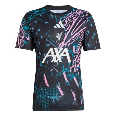 LIVERPOOL 25/26 PREMATCH JERSEY (BLACK/PINK/GREEN)