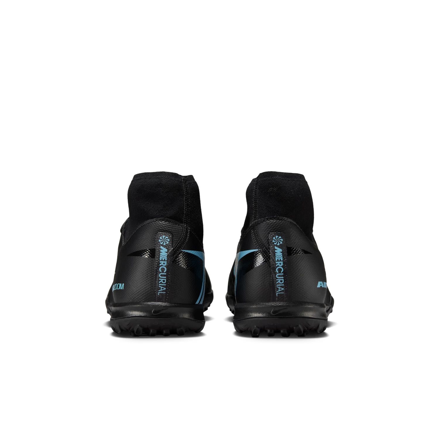 ZOOM MERCURIAL SUPERFLY 10 ACADEMY TF (BLACK/LIGHT BLUE)
