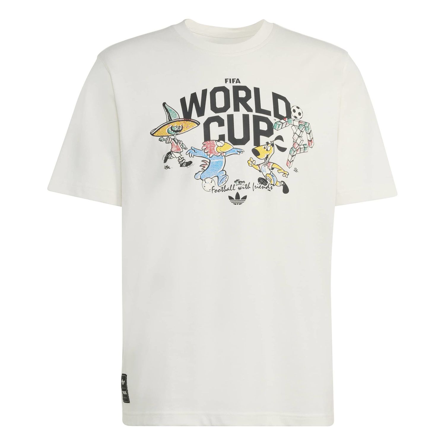 WORLD CUP 2026 MASCOT GRAPHIC TEE (WHITE)