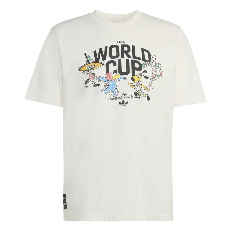 WORLD CUP 2026 MASCOT GRAPHIC TEE (WHITE)