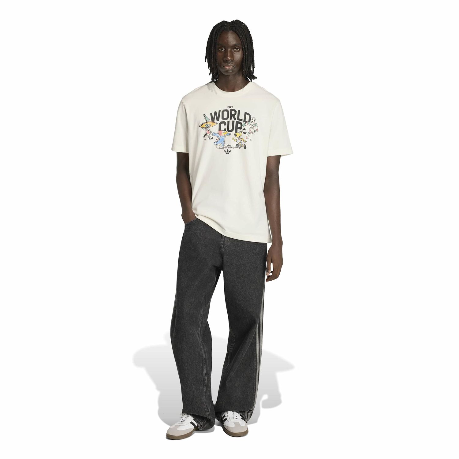 WORLD CUP 2026 MASCOT GRAPHIC TEE (WHITE)
