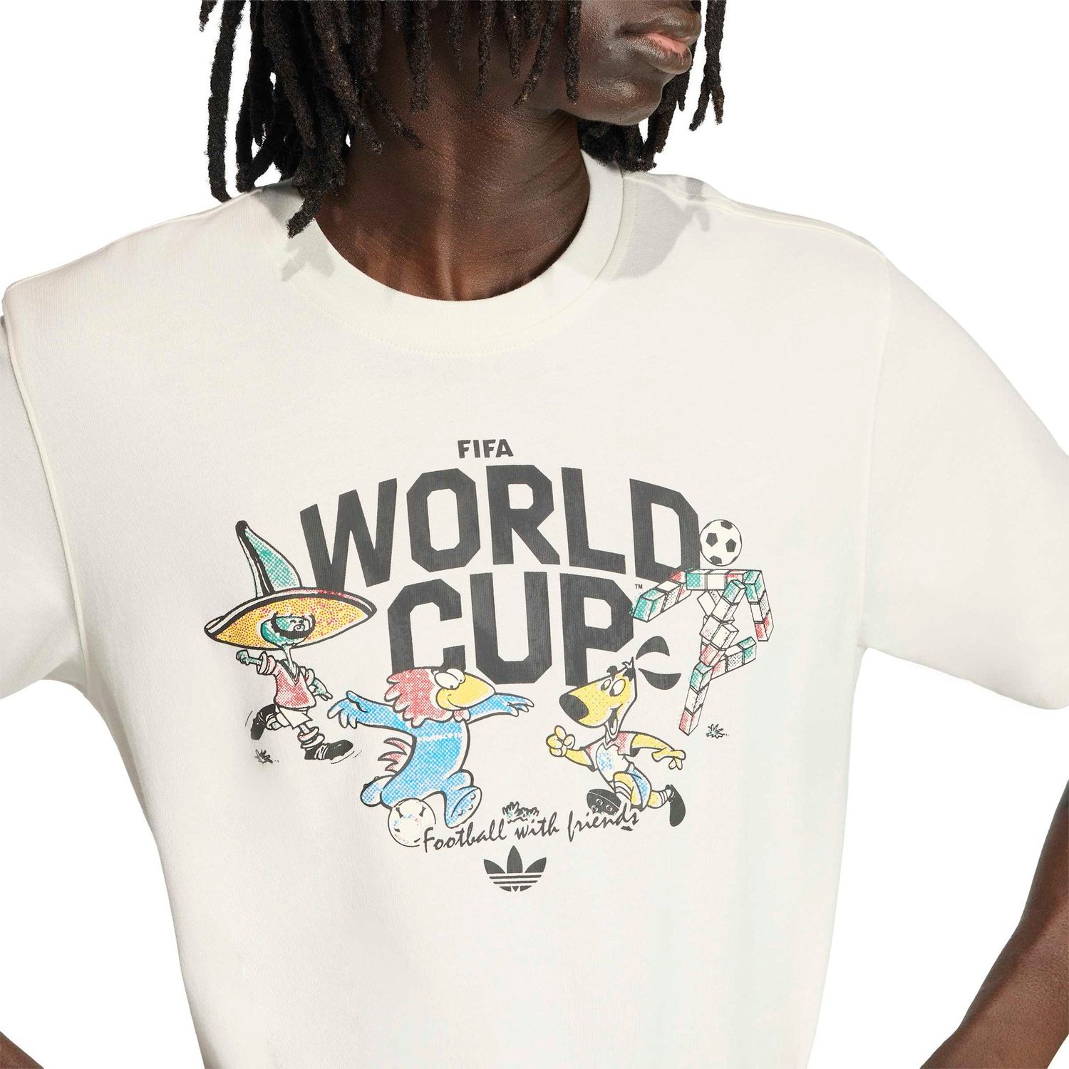 WORLD CUP 2026 MASCOT GRAPHIC TEE (WHITE)