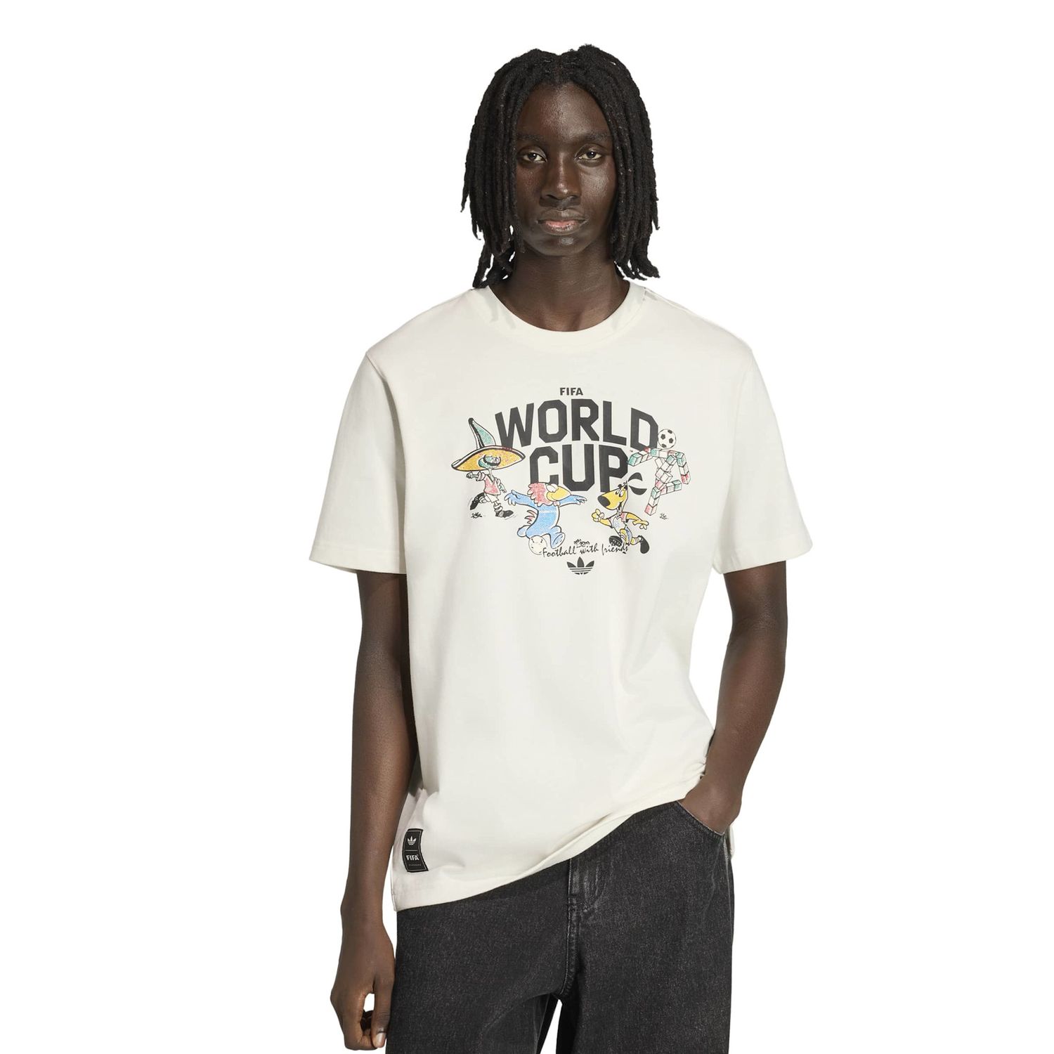 WORLD CUP 2026 MASCOT GRAPHIC TEE (WHITE)