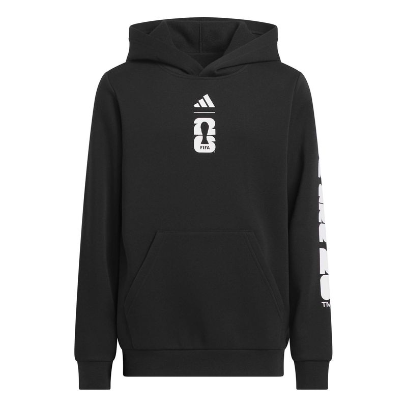 WORLD CUP 2026 MATCH BALL GRAPHIC HOODIE YOUTH (BLACK)