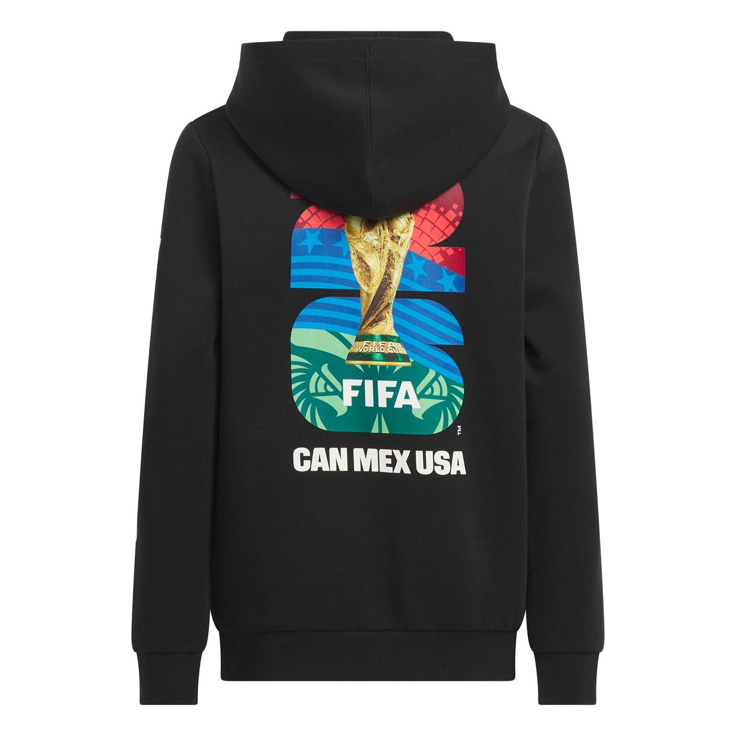 WORLD CUP 2026 MATCH BALL GRAPHIC HOODIE YOUTH (BLACK)