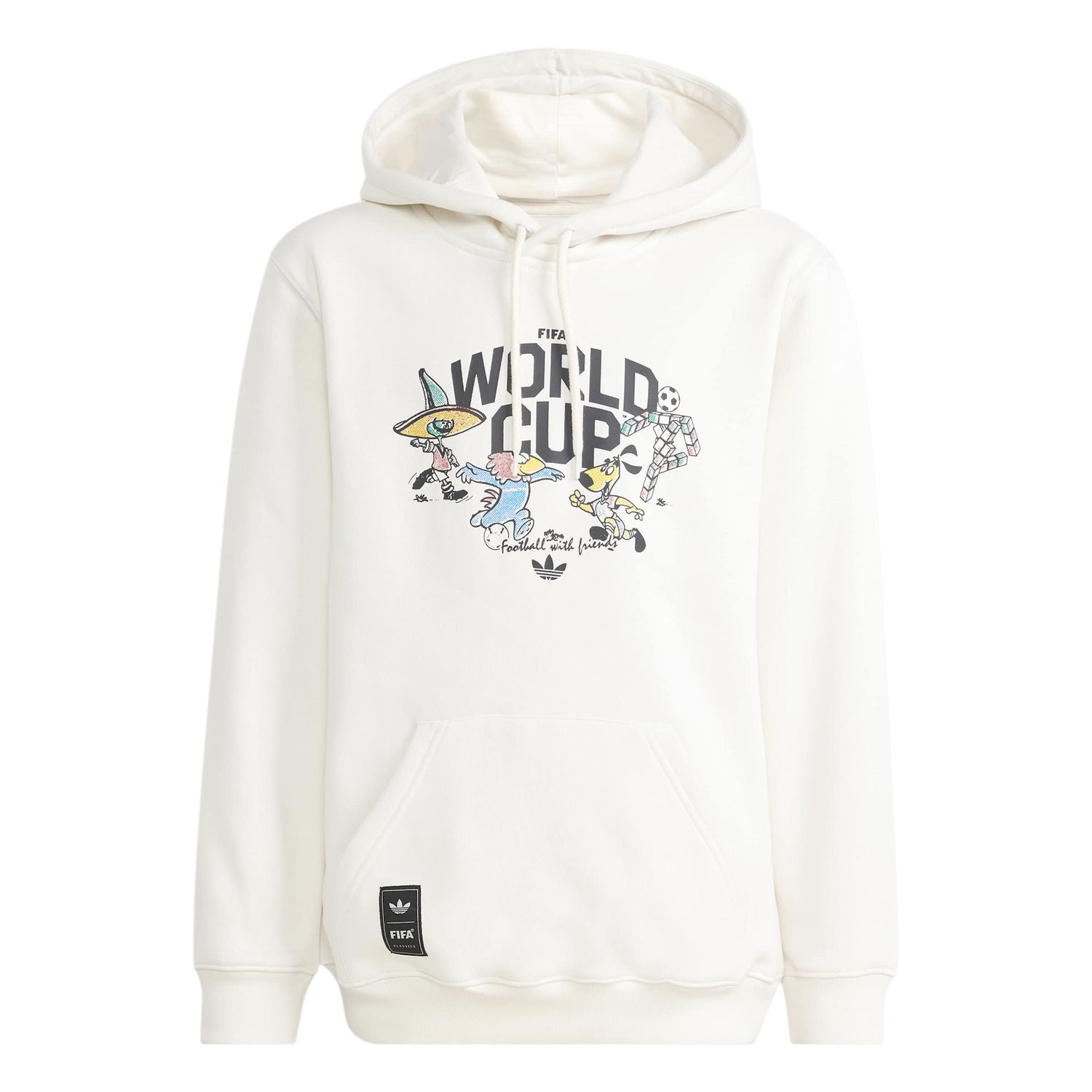 WORLD CUP 2026 MASCOT GRAPHIC HOODIE YOUTH (WHITE)