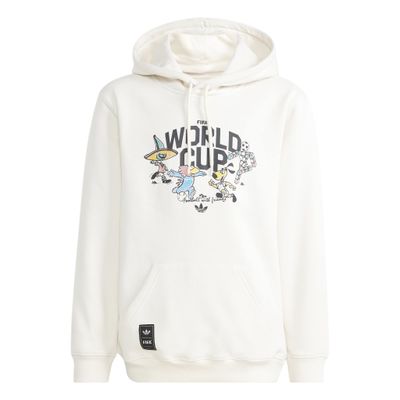WORLD CUP 2026 MASCOT GRAPHIC HOODIE YOUTH (WHITE)