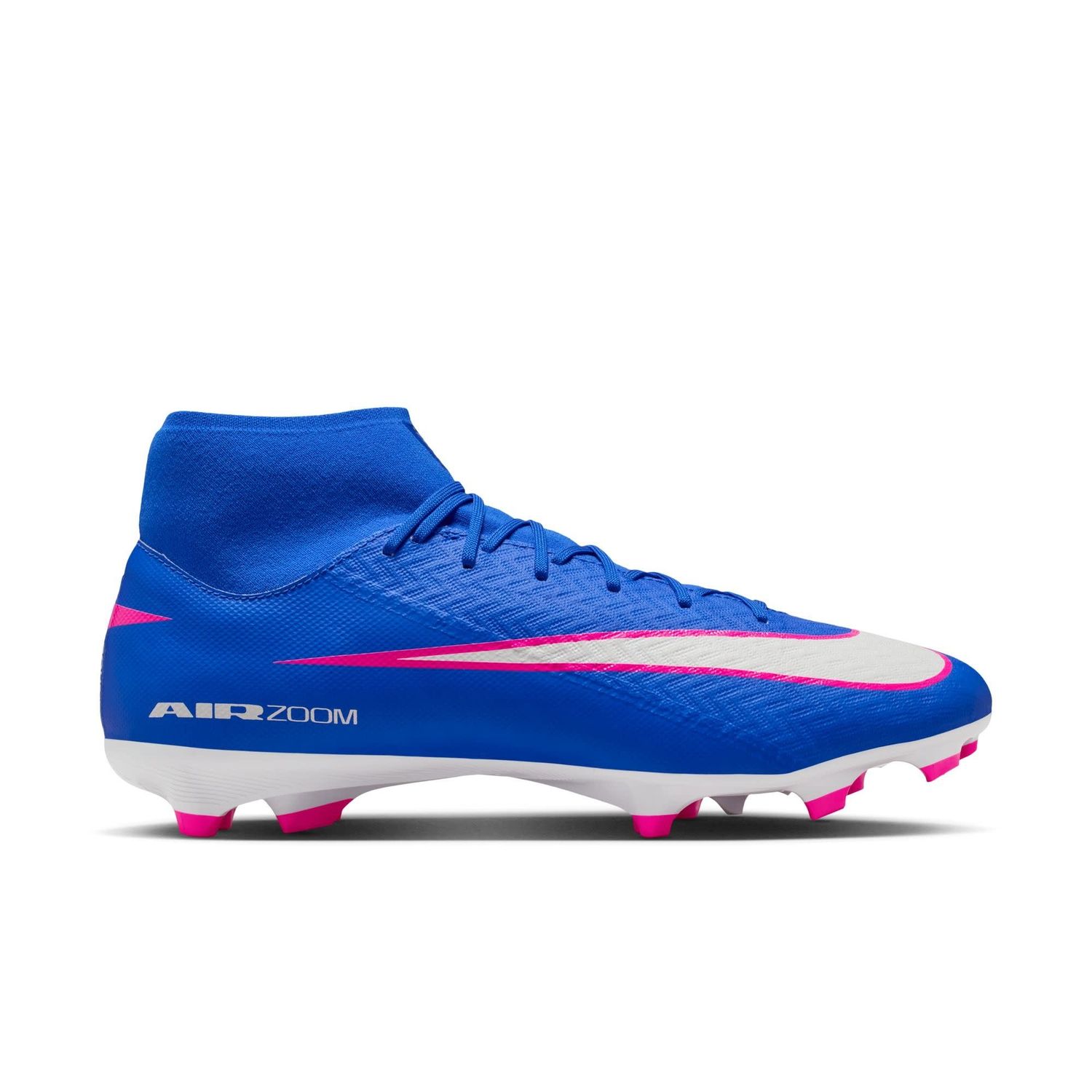 ZOOM MERCURIAL SUPERFLY 10 ACADEMY FG/MG (BLUE/WHITE/PINK)