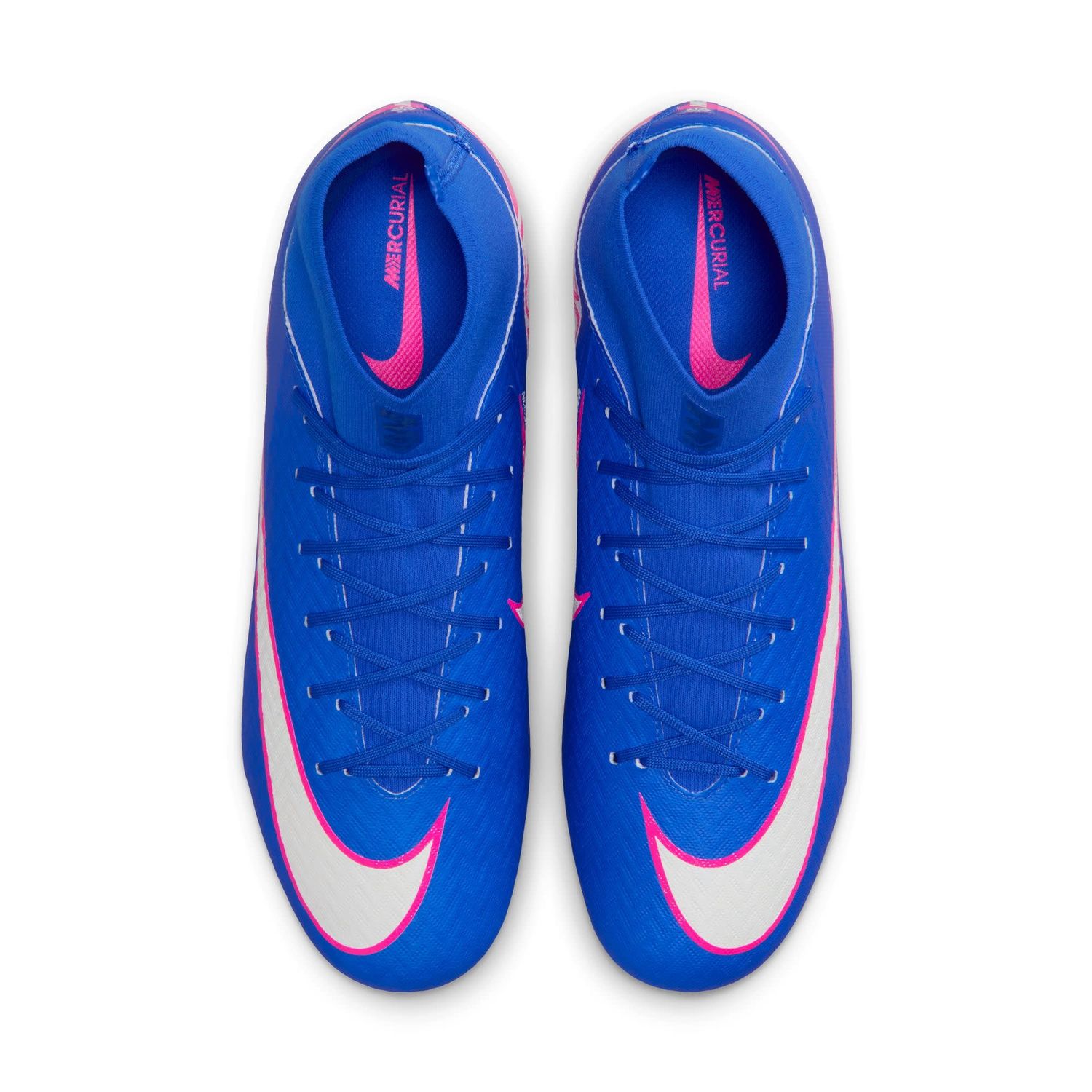ZOOM MERCURIAL SUPERFLY 10 ACADEMY FG/MG (BLUE/WHITE/PINK)