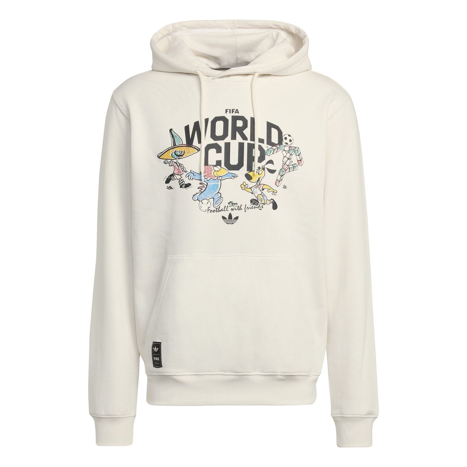 WORLD CUP 2026 MASCOT GRAPHIC HOODIE (WHITE)