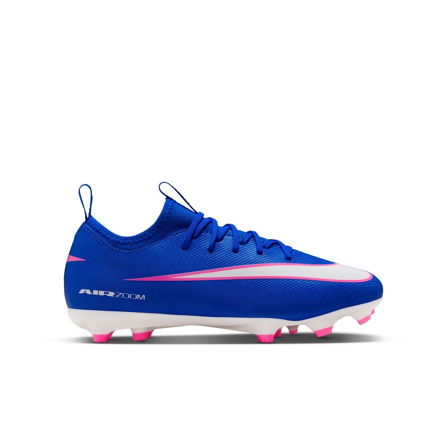 ZOOM MERCURIAL VAPOR 16 ACADEMY FG/MG JR (BLUE/WHITE/PINK)
