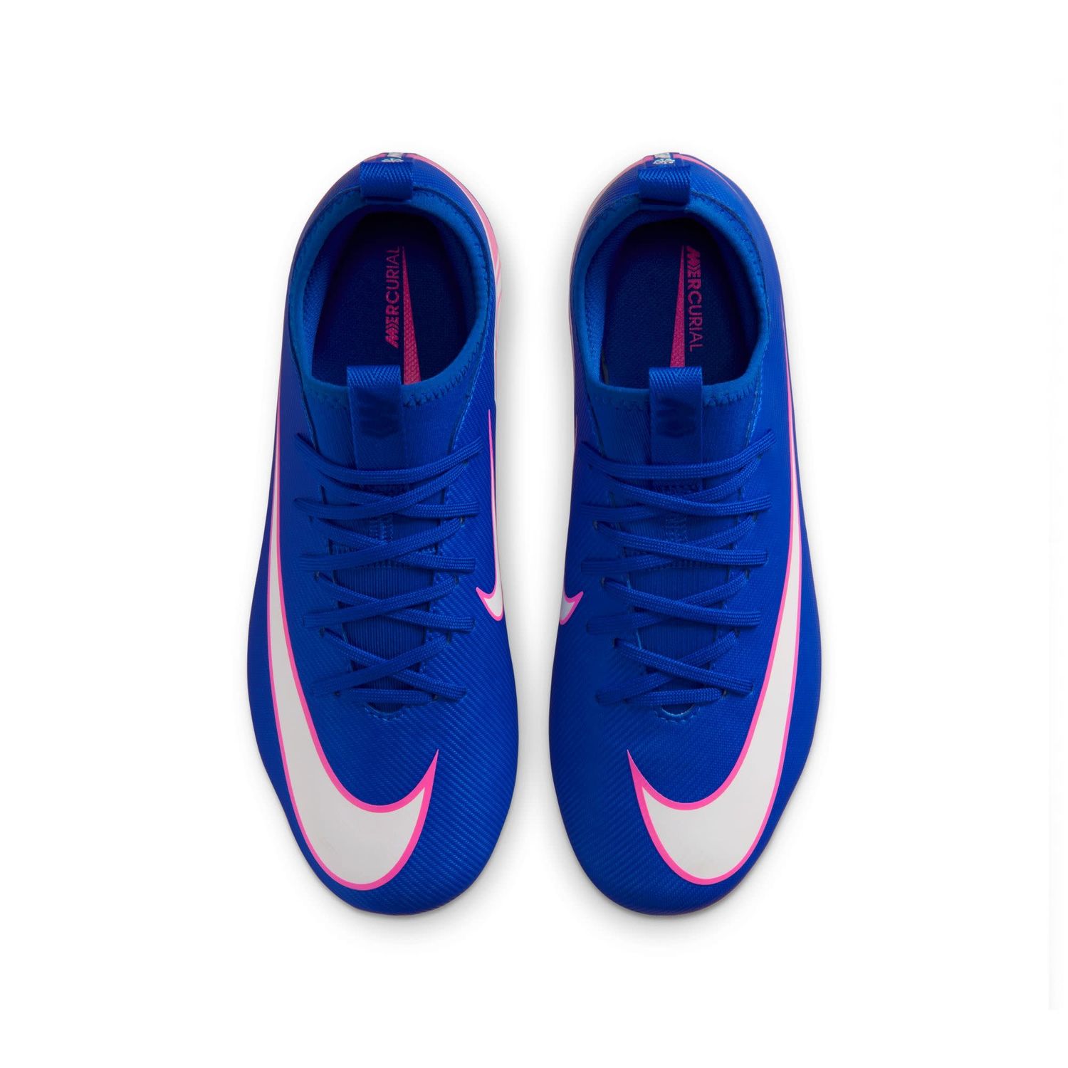 ZOOM MERCURIAL VAPOR 16 ACADEMY FG/MG JR (BLUE/WHITE/PINK)
