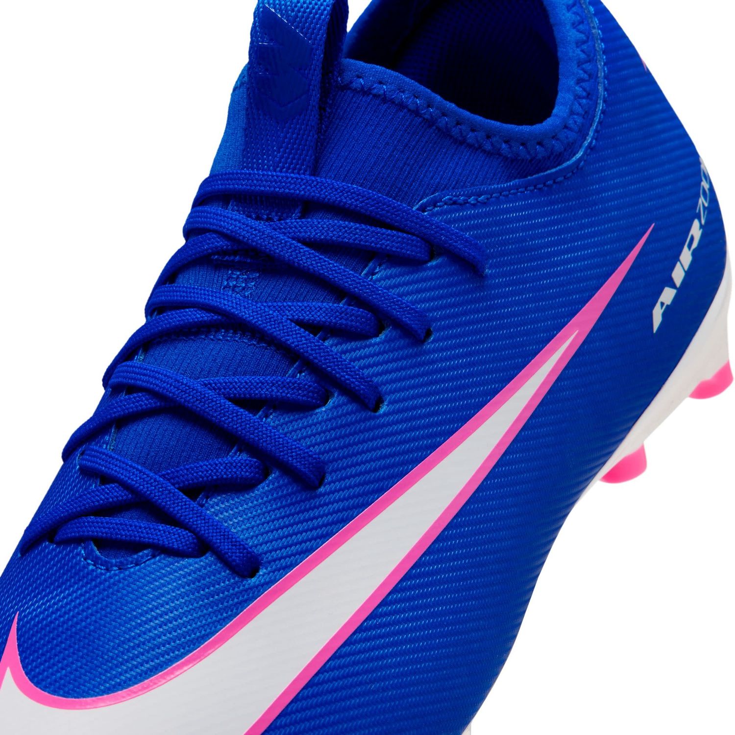ZOOM MERCURIAL VAPOR 16 ACADEMY FG/MG JR (BLUE/WHITE/PINK)