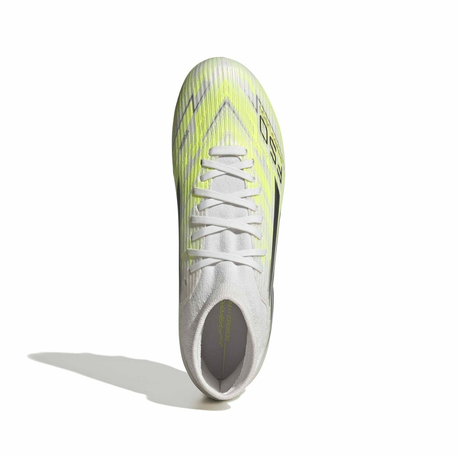 F50 SPARKFUSION LEAGUE FG/AG (WHITE/YELLOW)