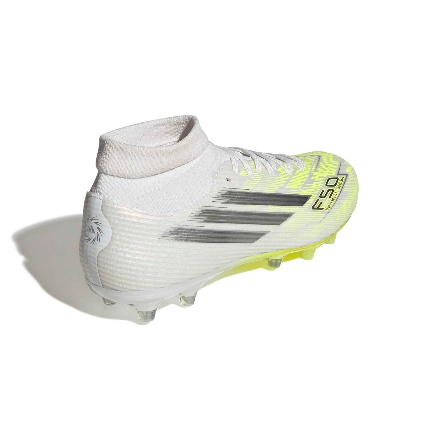 F50 SPARKFUSION LEAGUE FG/AG (WHITE/YELLOW)