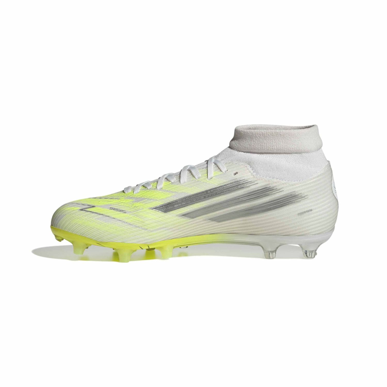 F50 SPARKFUSION LEAGUE FG/AG (WHITE/YELLOW)